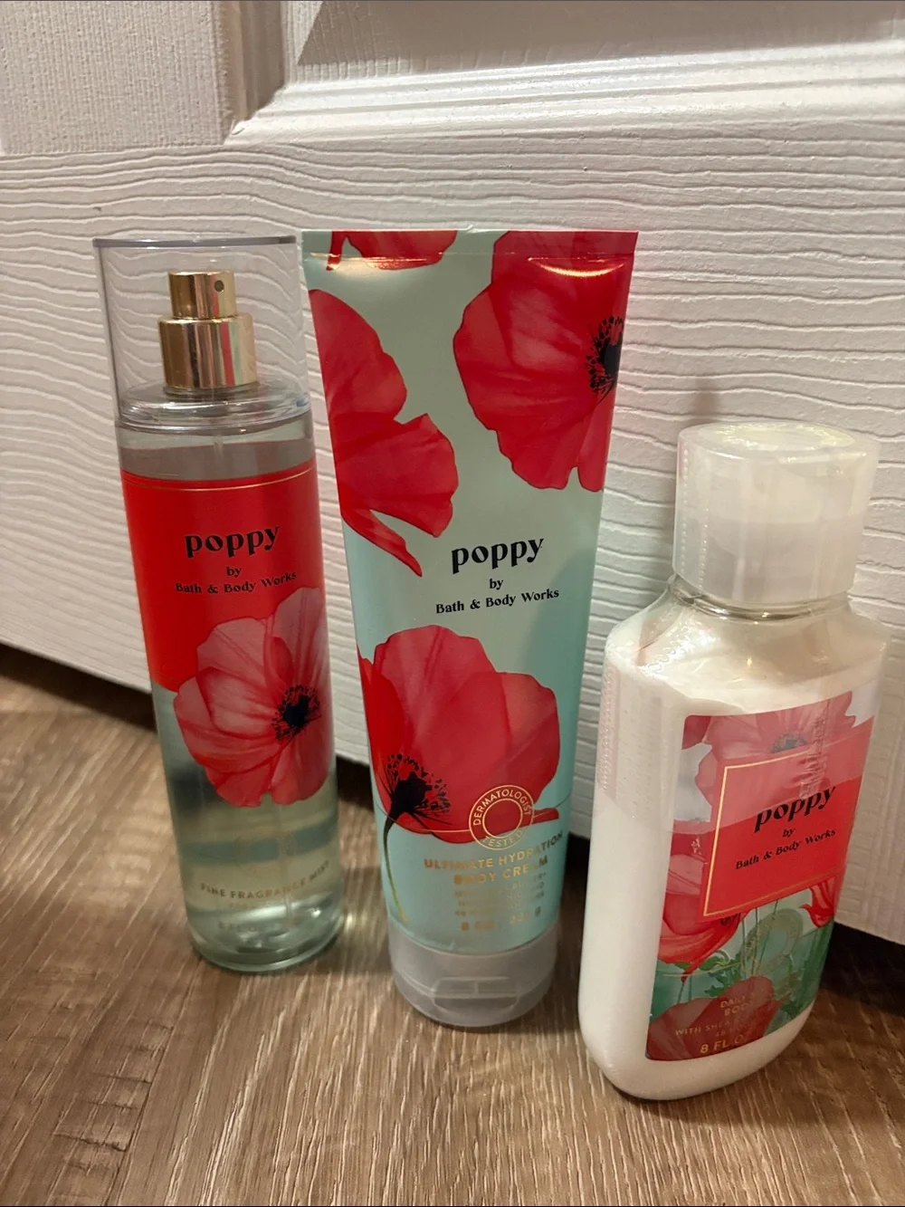 New Bath & Body Works Poppy Set
